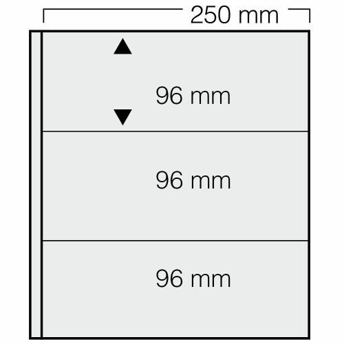 Safe Einsteckblätter Garant schwarz 733 (10er Pack) neuwertig
