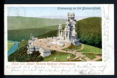 AK Hohensyburg 1905 Kaiser Wilhelm-Denkmal, Erinnerung an Bismarckfeier