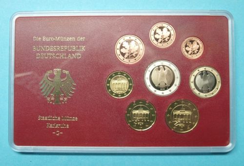 Bund 2003 Euro KMS G, rote Platte, PP