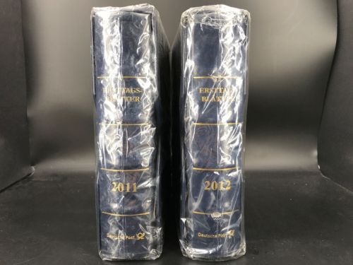 Deutsche Post Ersttagsblatt-Alben mit Jahreszahlen 2011-2012 neuwertig