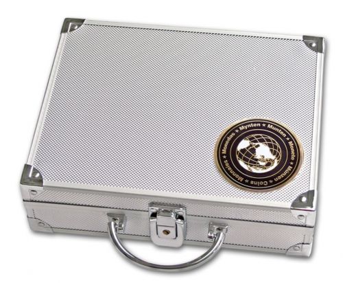 Safe Münzkoffer Aluminium Nr. 176 für über 200 Münzen mit versch Durchmesser Neu