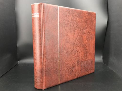 KaBe RB 2000 Telefonkarten-Album in Braun neuwertig
