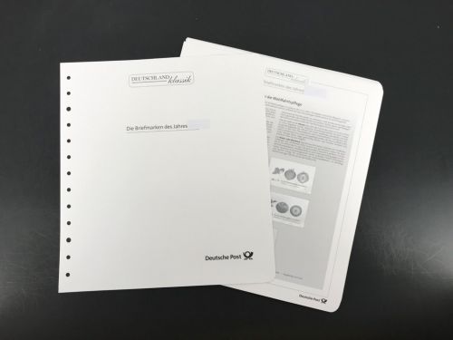 DP Deutschland klassik 2011 Vordrucke neuwertig