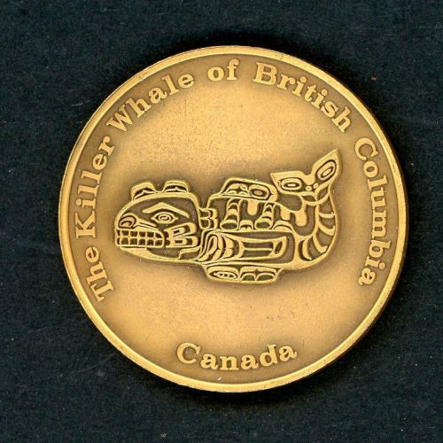 Kanada Medaille Killer Whale of British Columbia, Bronze