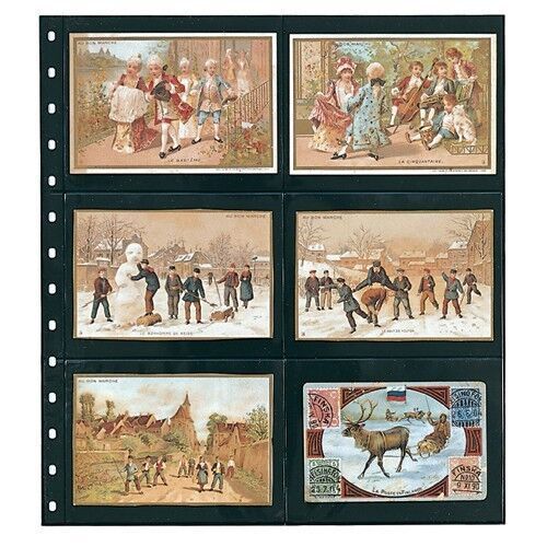 Safe Spezialblätter Schwarz für z.B. Liebig-Bilder Nr. 7733 (5er Pack) Neu