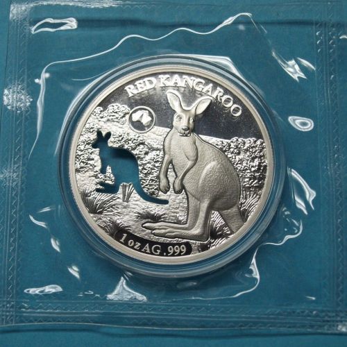 Solomon Islands 2019 Shapes of Australia 5 Dollars Känguruh, cut out PP