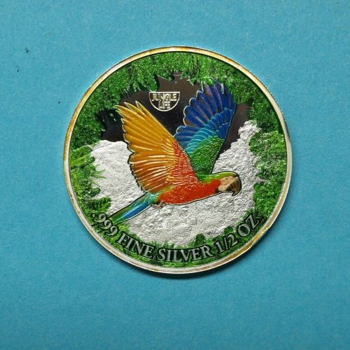 Kamerun 2021 Mysterious Jungle 500 Francs Ara ST