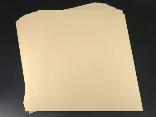 Schaubek Blankoblätter bb900 chamois ohne Rahmen 40 Blatt neuwertig