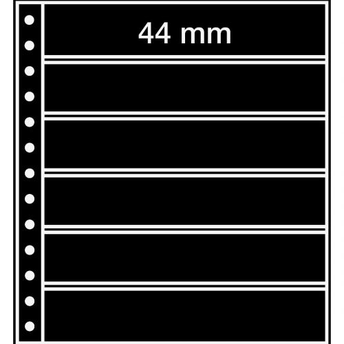 Leuchtturm R-Tafeln Schwarz 6er Einteilung (10er Pack) 359391 neuwertig