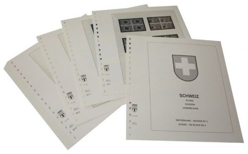 Lindner-T Schweiz im Viererblock 1980-1987 Vordrucke 262-80 Neuware