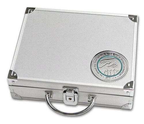 Safe Alu-Münzkoffer für 10 Euro-Münzen "Pflege" (210 St.) Nr. 305 Neu