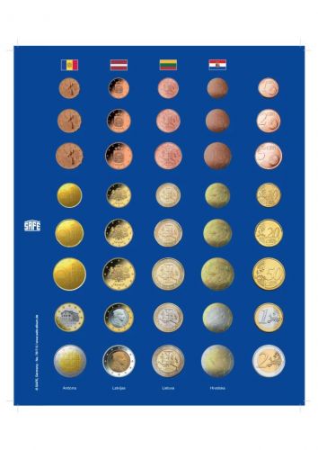 Safe Nachtragsblatt TOPset für Euro-Sätze ohne Kapseln Nr. 7817-5 Neu