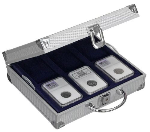 Safe Alu-Koffer für 24 Münzen in Slabs Nr. 217 Neu