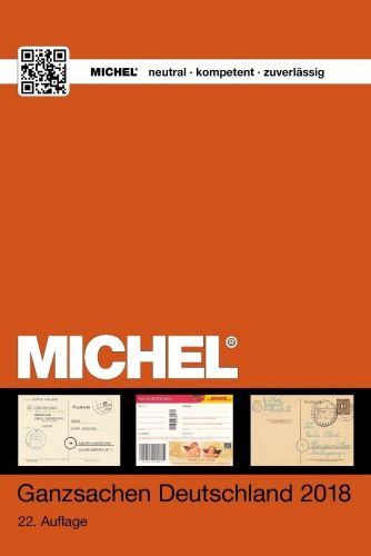 Michel Katalog Deutschland Ganzsachen 2018 Neu