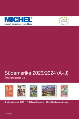 Michel Katalog Südamerika 2023/24 Band 1 A-J (ÜK 3/1) 6116 Neu
