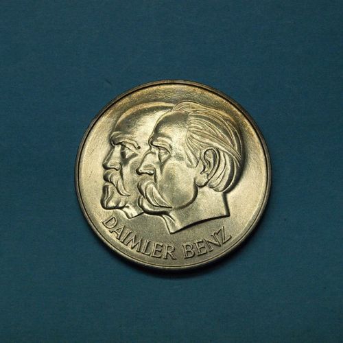 1986 Medaille Daimler-Benz Welt-Mobil, Messing ST