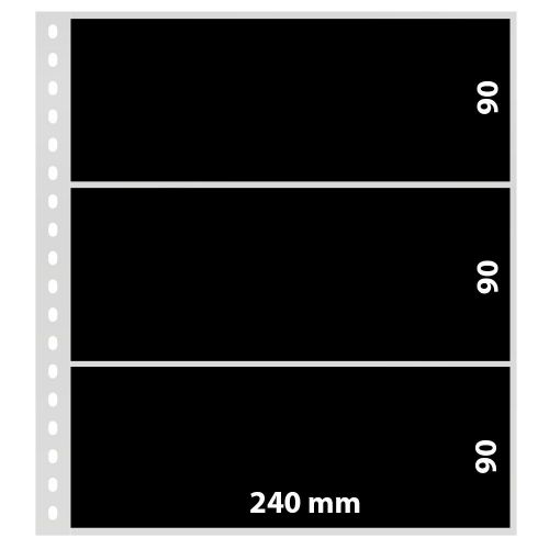 Lindner Klarsichthüllen mit 3 Streifen 822P (30er Pack) Neuware