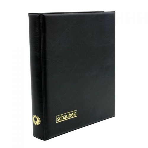 Schaubek Ringbinder schwarz "Genius" MZ9205, leer Neu