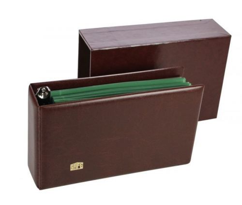 Safe Album Braun für Briefe, FDC's mit 20 transparenten Blättern Nr. 877-6 Neu