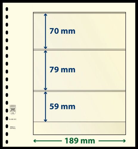 Lindner T - Blanko Blätter 802301P (10er Packung) Neu