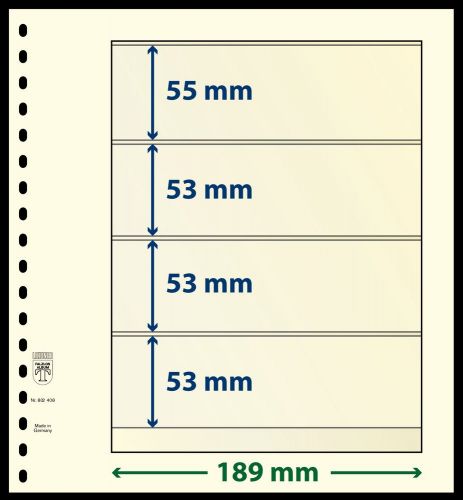 Lindner T - Blanko Blätter 802408P (10er Packung) Neu
