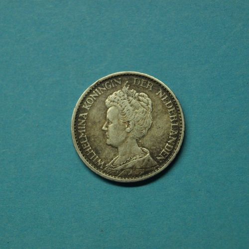 Niederlande 1914 1 Gulden Königin Wilhelmina