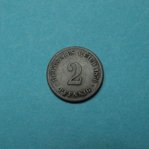 Kaiserreich 1876 D 2 Pfennig kleiner Adler