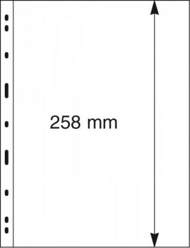 Lindner UNIPLATE Blätter Schwarz mit 1 Streifen 071 (5er Pack) Neu