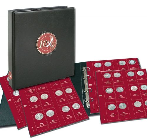 Safe Premium Münzalbum für 10 Euro-Gedenkmünzen mit 7 Blättern Nr. 7342 Neu