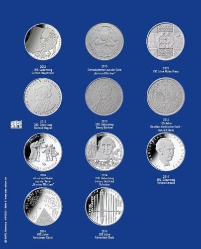 Safe Nachtragsblatt TOPset für 10 Euro Münzen Nr. 7310-6 Neu