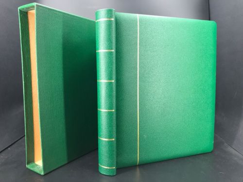 Leuchtturm Klemmbinder/ Kassette Grün altes Modell neuwertig