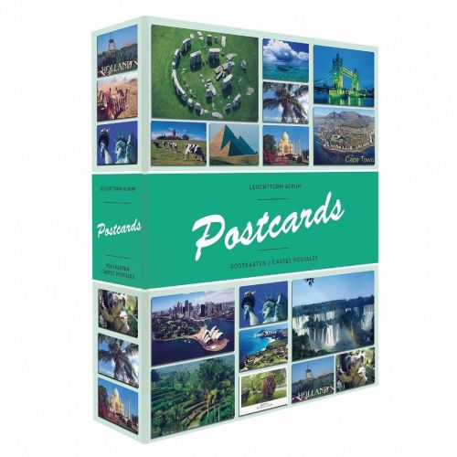 Leuchtturm Album Postcards für 200 Postkarten mit 50 festen Hüllen 347770 Neu
