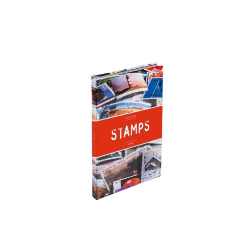 Leuchtturm Einsteckbuch STAMPS DIN A4, 32 schwarze Seiten 361242 Neu