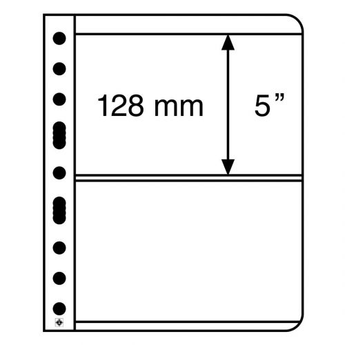 Leuchtturm Hüllen Klar Vario 2C (5er Pack) 322789 z. Zt. nicht lieferbar! Neu