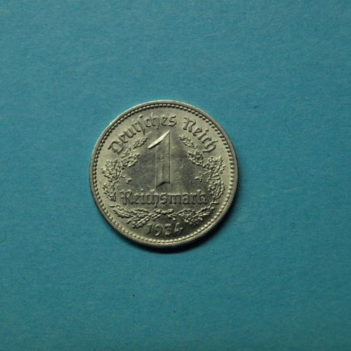 Drittes Reich 1934 D 1 Reichsmark