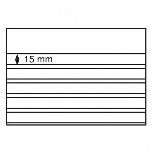 Leuchtturm Steckkarten mit 5 Str. und Schutzblatt, 210 x 148,50erPack 325551 Neu