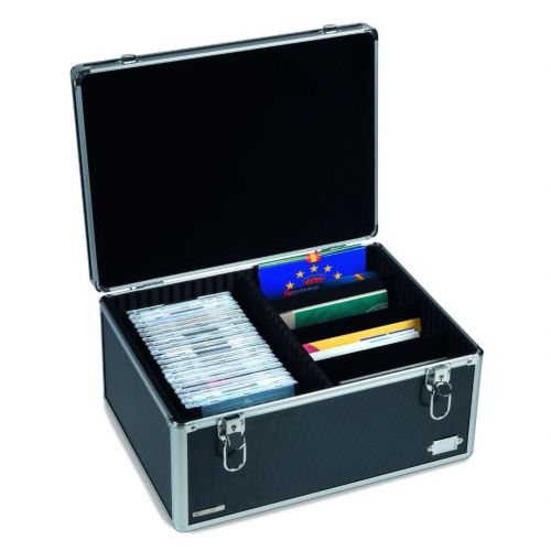 Leuchtturm Sammelkoffer CARGO MULTI XL, schwarz/silber 359568 Neu