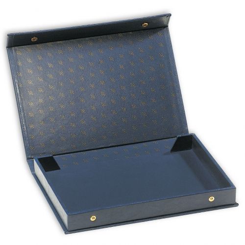 Leuchtturm Münzkassette TABLO für 4 Tableaus (L-Format), blau, leer 323212 Neu