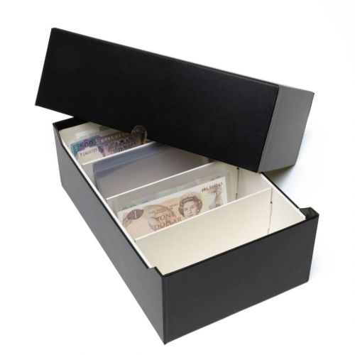 Leuchtturm Archivbox LOGIK für 500 Banknoten 368381 Neu