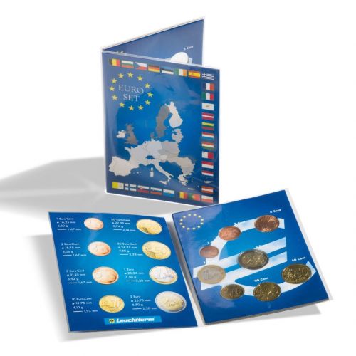 Leuchtturm Münzkarte für einen Euro-Kursmünzensatz 315678 Neu