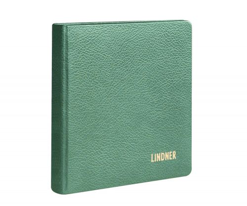 Lindner Karat Ringbinder Grün aus Leder 1106L-G Neu