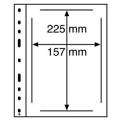 Leuchtturm Hüllen Klar OPTIMA ETB (10er Pack) 338227 Neu
