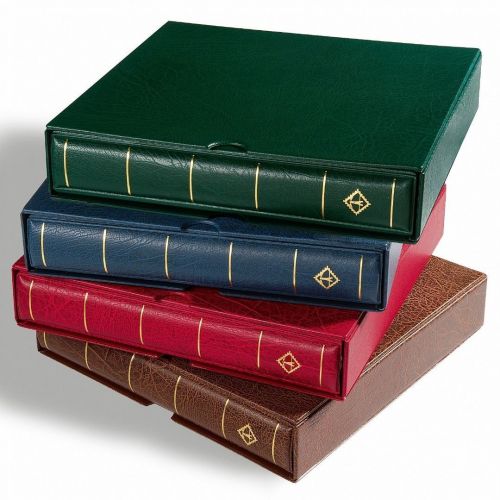 Leuchtturm Klemmbinder/ Kassette Braun LUXUS DL 313509 Neu