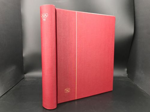 KABE ATLAS Klemmbinder o. Kassette Rot Olympia 1976 neuwertig