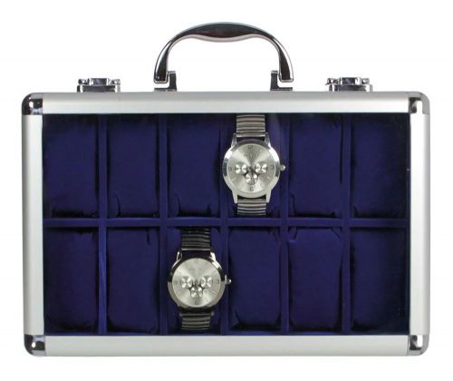 Safe Alu-Uhren-Koffer KLASSIK innen blau Nr. 265 Neu
