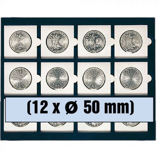 Safe Tableau für Combi-Kassette NOVA DeLuxe für 12 Münzrähmchen Nr. 63501 Neu