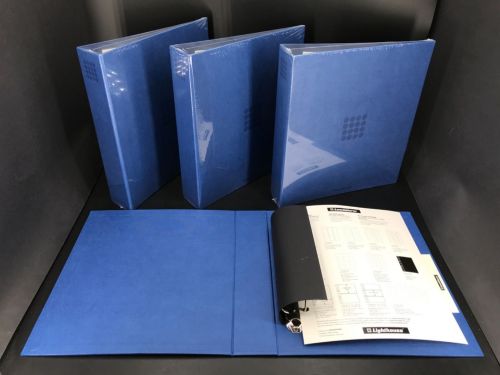 Leuchtturm Optima Pur Ringbinder Blau 4 Stück (OVP 91,96€) Neu