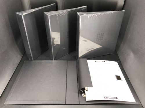 Leuchtturm Optima Pur Ringbinder Schwarz 4 Stück (OVP 91,96€) Neu