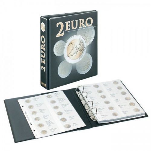 Lindner Vordruckalbum Publica M für 2 Euro-Münzen 3535M3 Band 3 Neu