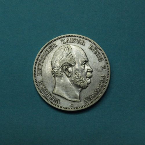 Preussen 1874 A 5 Mark Wilhelm I. (Erhaltung!!!)